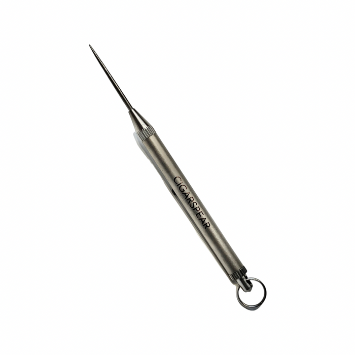 Cigar spear Brushed Titanium