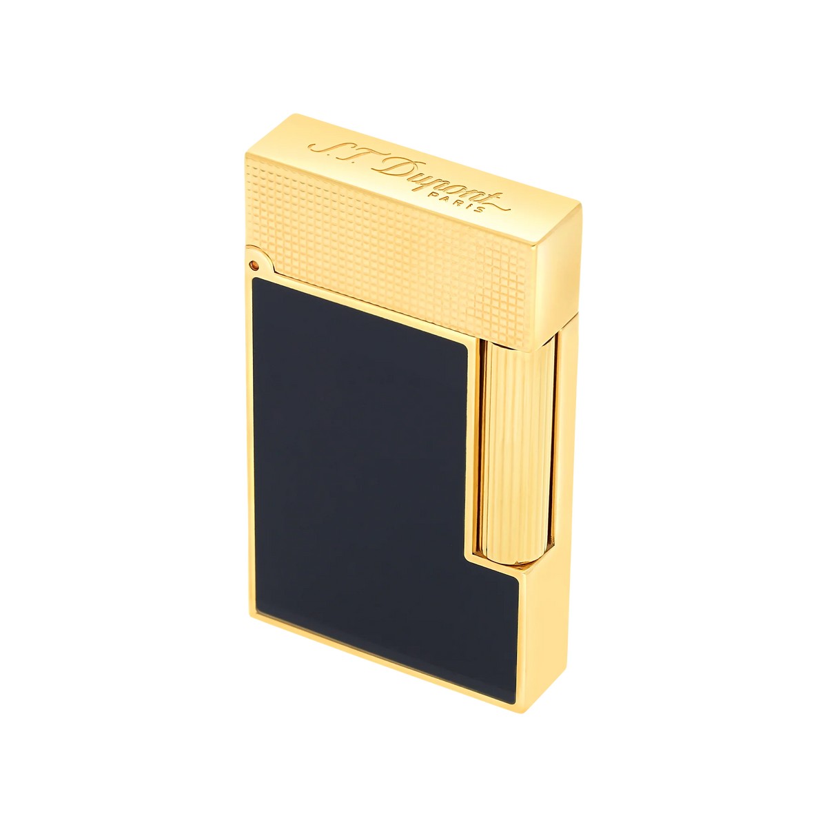 S.T. Dupont Ligne 2 Matt Black & Microdiamond Head Yellow Gold