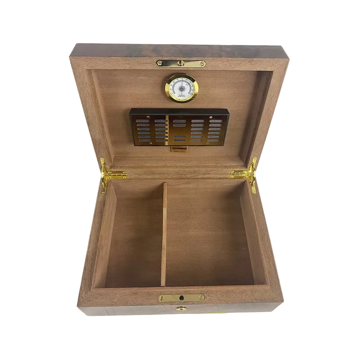 Triade Origin Medallion - Walnut Burl - Cigar Humidor - 50 Cigars