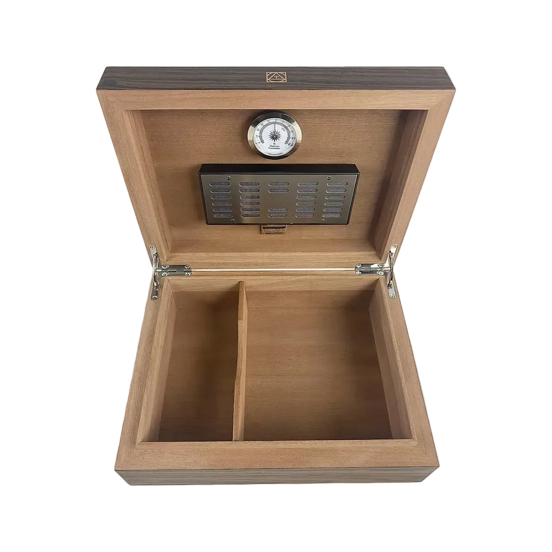 Triade Linea Solid Veneer - Louro Preto - Cigar Humidor - 50 cigars
