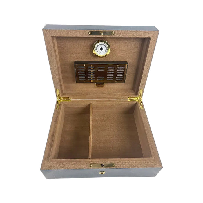 Triade Linea Origin Colorfull - Blue Bird's Eye Maple- Cigar Humidor - 50 cigars