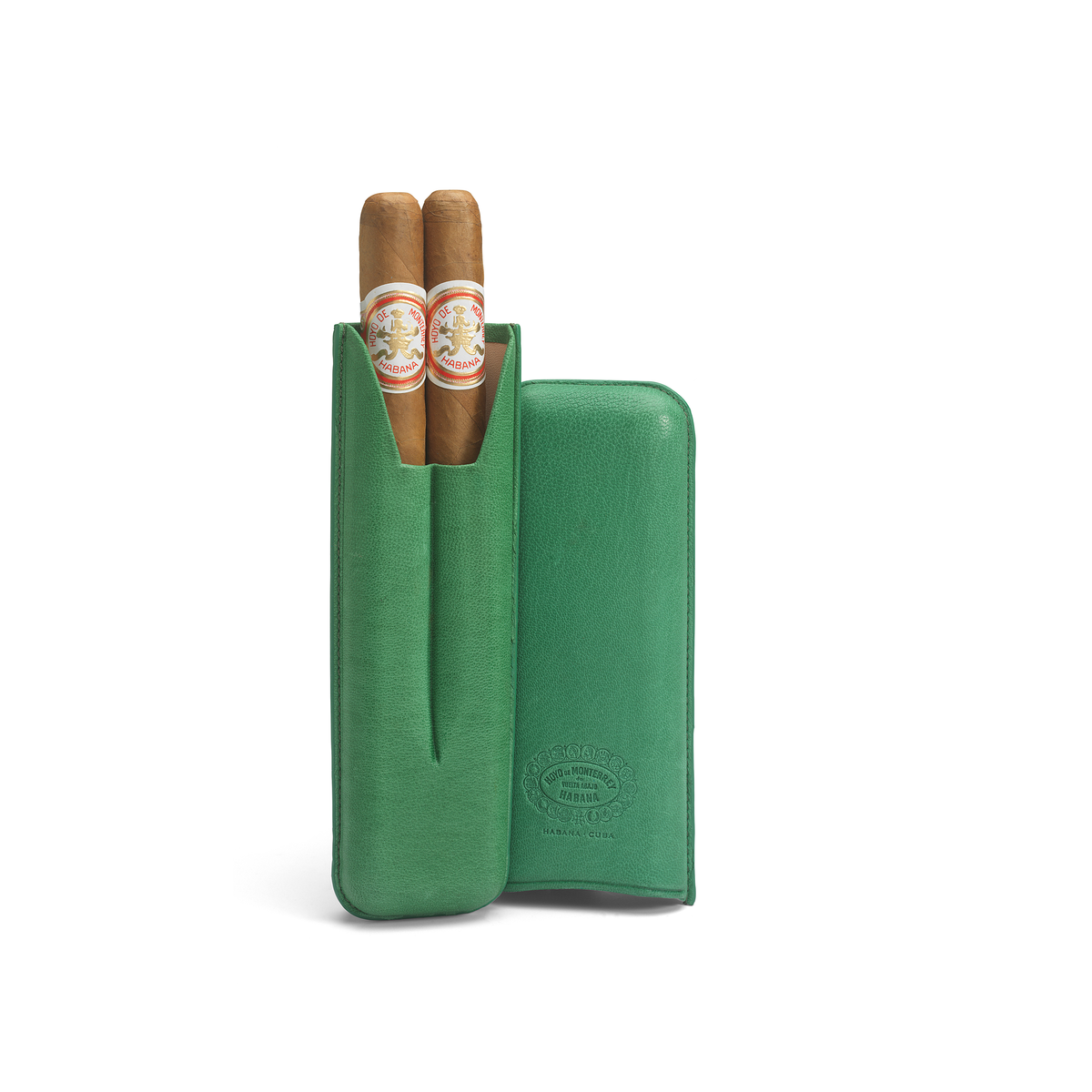 Hoyo Double Corona Leather Cigar Case