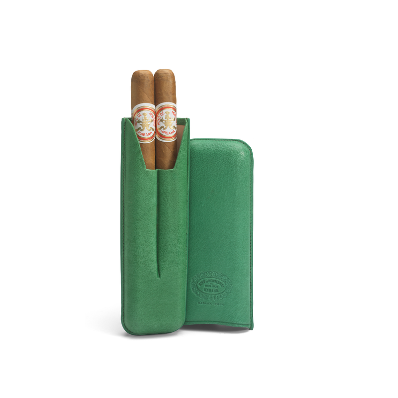 Hoyo Double Corona Leather Cigar Case