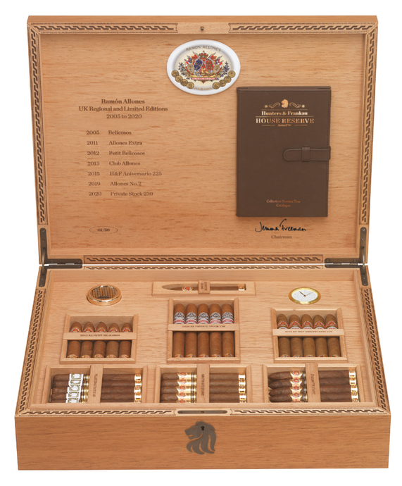 Hunters & Frankau House Reserve Series 1790 Collection Number Two - Humidor of 61 Cigars