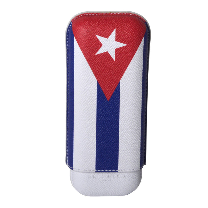 Elie Bleu Cuban Flag Cigar Case