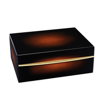 Load image into Gallery viewer, S.T. Dupont Humidor Sun Burst Brown